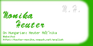 monika heuter business card